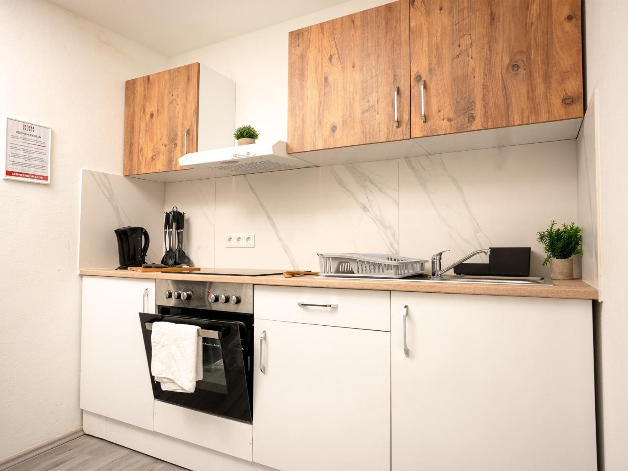 Serviceroom24 - Apartment 4 In Herten Wlan - Smart-Tv - 24-7 Check-In Und Kueche 외부 사진